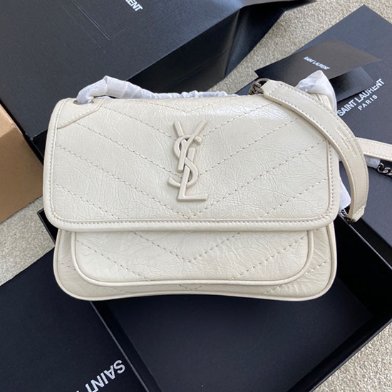 Borsa Piccola Niki Saint Laurent Color Crema 498892