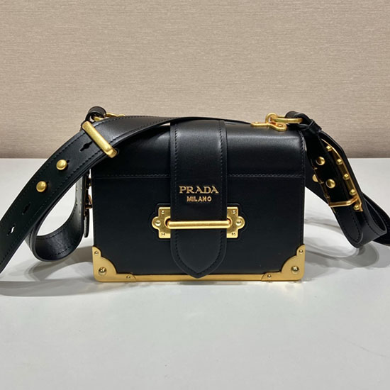 Borsa Prada Cahier In Pelle Nera 1bd045