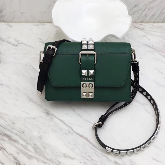 Borsa Prada Elektra In Pelle Verde 1bd121