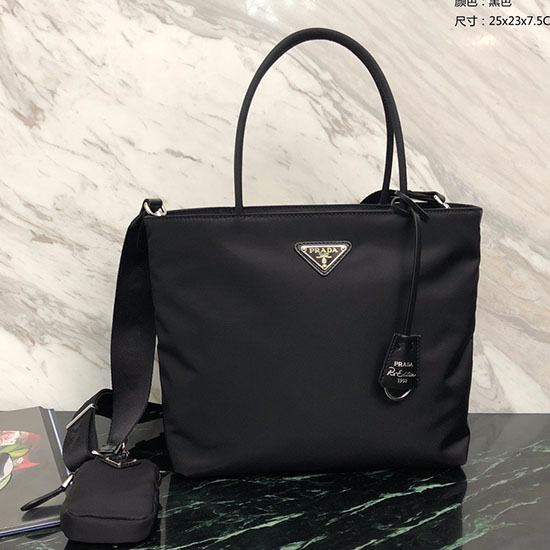 Borsa Prada In Nylon Nera 1bg320