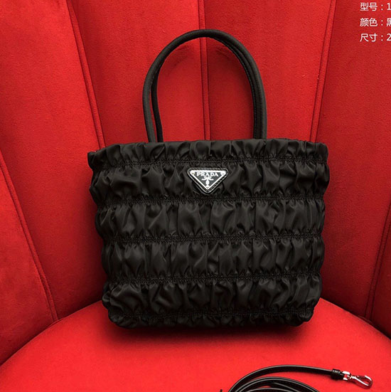 Borsa Prada In Nylon Nera 1bg321