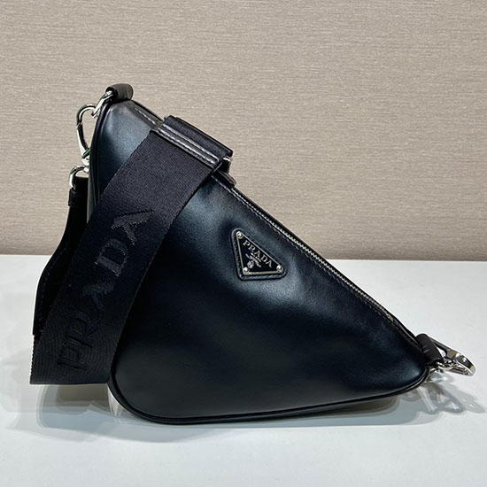 Borsa Prada Triangolo In Pelle Nera 2vh155