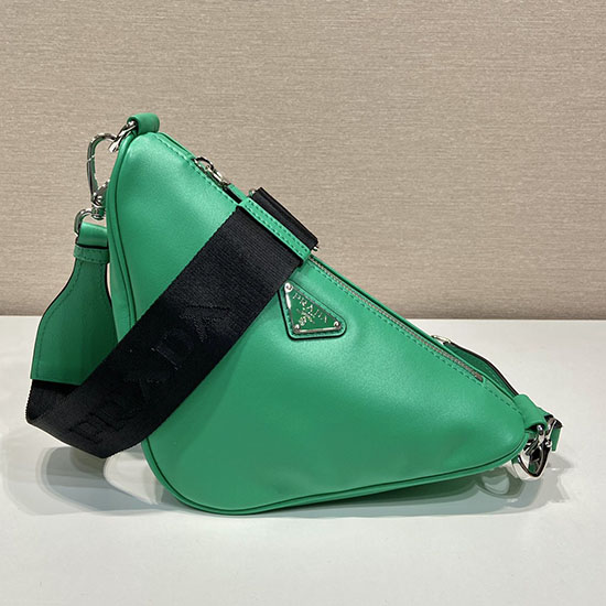 Borsa Prada Triangolo In Pelle Verde 2vh155