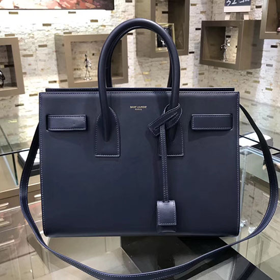 Borsa Saint Laurent Sac De Jour Souple Blu Scuro 324823