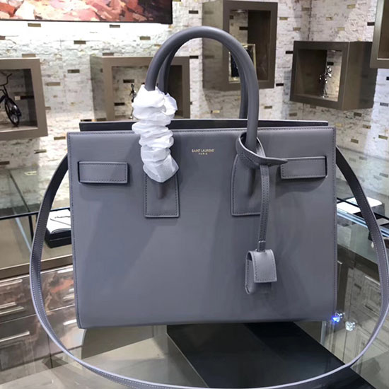 Borsa Saint Laurent Sac De Jour Souple Grigia 324823