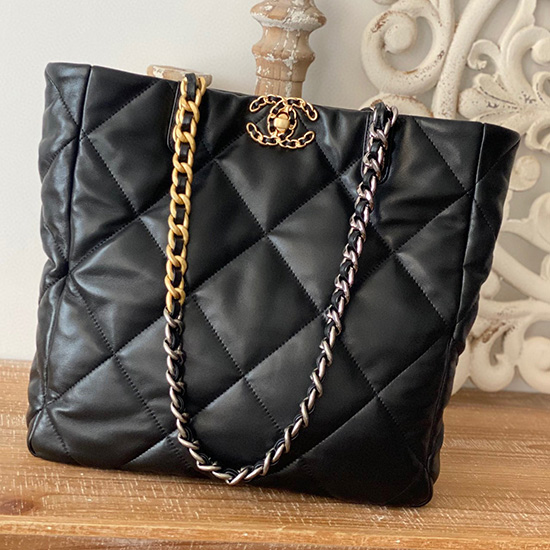 Borsa Shopping Chanel 19 Nera As3519