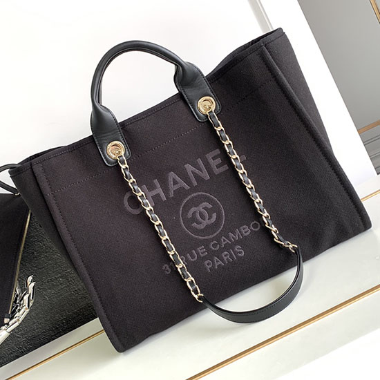 Borsa Shopping Grande In Tela Chanel As66941