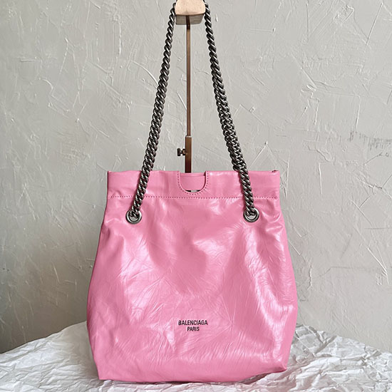 Borsa Tote Balenciaga Crush Piccola Rosa B742942