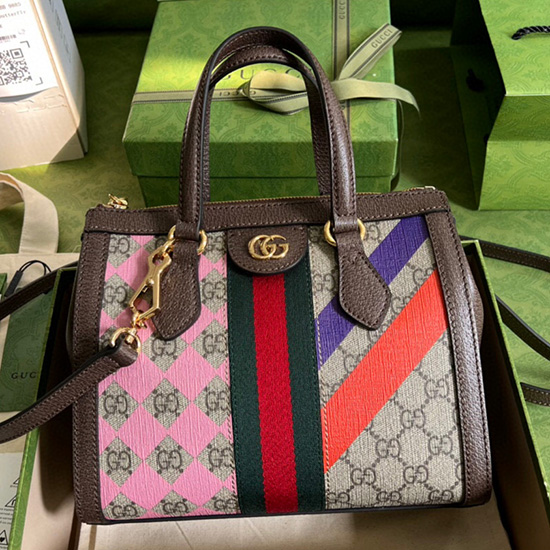 Borsa Tote Con Stampa Geometrica Gucci 547551