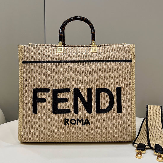 Borsa Tote Fendi Sunshine Nera F8389