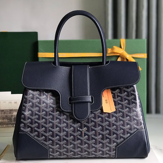 Borsa Tote Goyard Saigon G020236 Blu Scuro