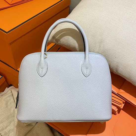 Borsa Tote In Pelle Hermes Bolide Clemence Bleu Brume Hb12601