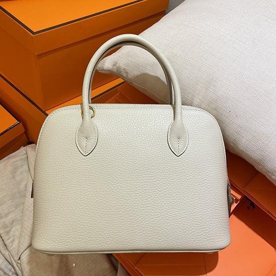 Borsa Tote In Pelle Hermes Bolide Clemence Craie Hb12601