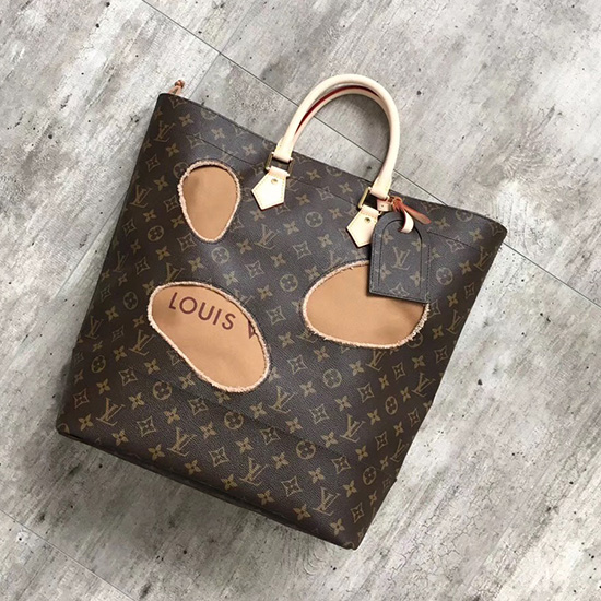 Borsa Tote In Tela Monogramma Louis Vuitton M40011