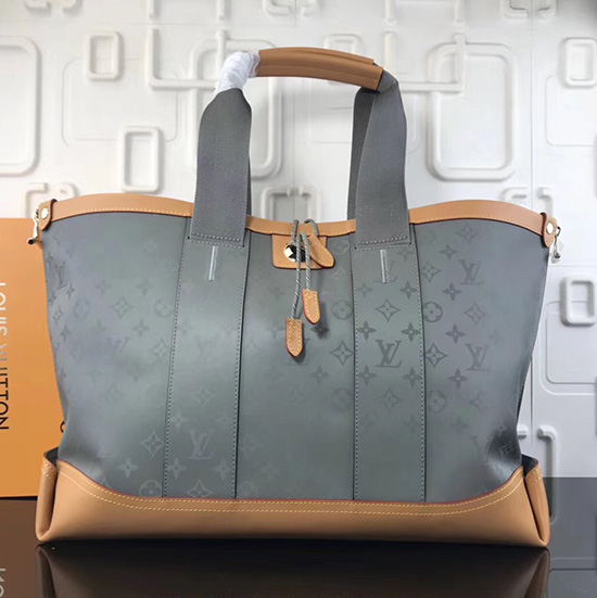 Borsa Tote In Tela Titanio Con Monogramma Louis Vuitton M43883