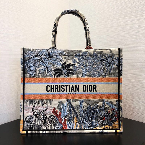 Borsa Tote Libro Dior Obliquo D07083