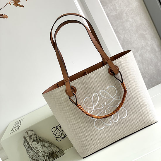 Borsa Tote Loewe Anagram Marrone L062186