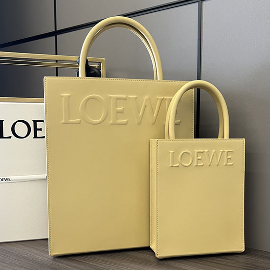 Borsa Tote Loewe Standard A4 In Pelle Gialla L652303