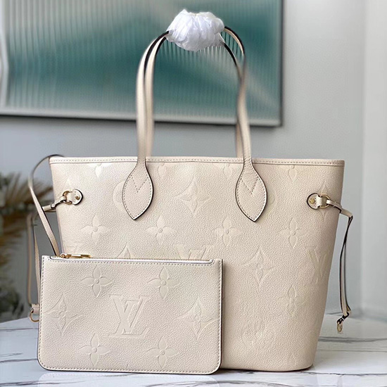 Borsa Tote Louis Vuitton Neverfull Mm Crema M45684