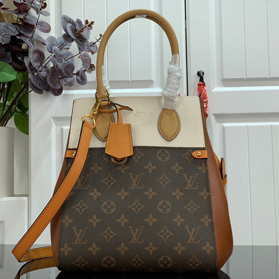 Borsa Tote Louis Vuitton Pieghevole Mm Marrone M45409