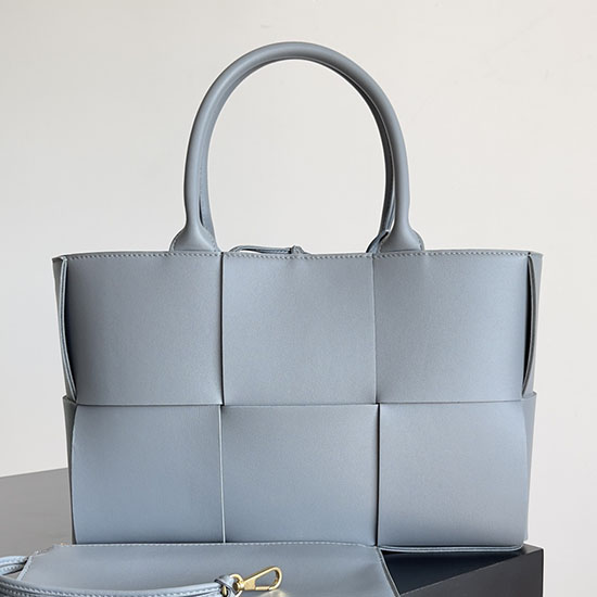 Bottega Veneta Borsa Tote Arco Piccola Grigio Scuro B652867