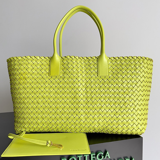 Bottega Veneta Cabat Grande Kiwi Acido B608811