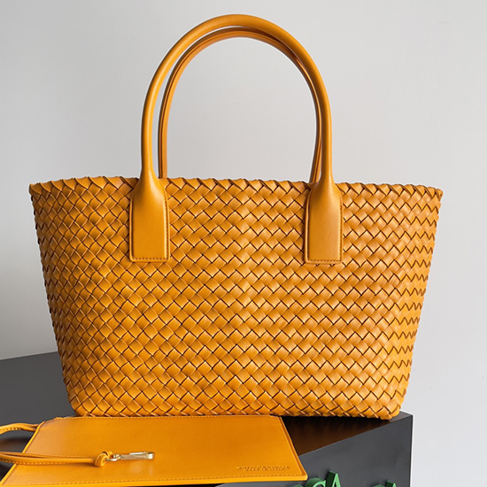 Bottega Veneta Cabat Medio Arancione B608810