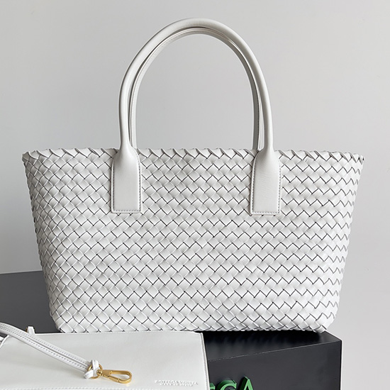 Bottega Veneta Cabat Medio Bianco B608810