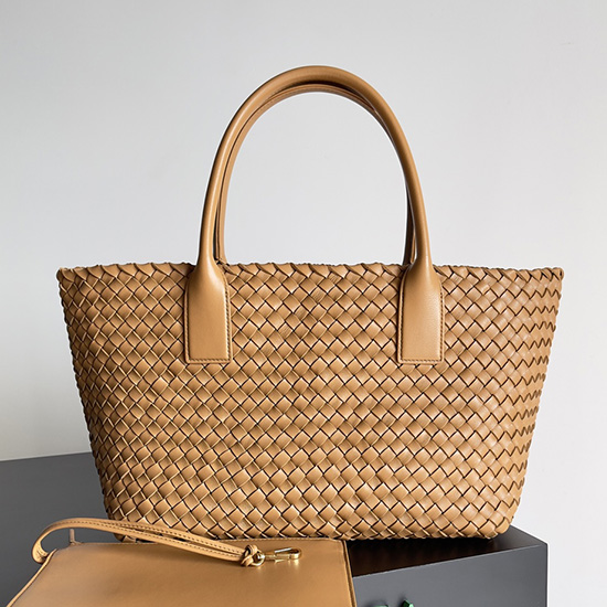 Bottega Veneta Cabat Medio Caramello B608810