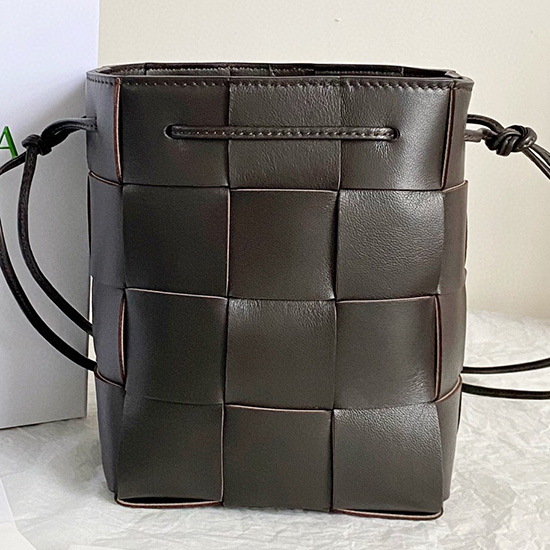 Bottega Veneta Cassetta Borsa A Secchiello Caffè B68028