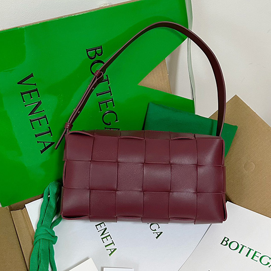 Bottega Veneta Cassetta Brick Bordeaux B709360