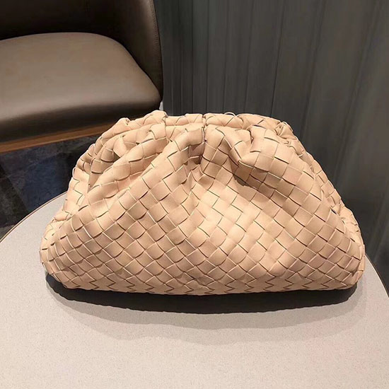 Bottega Veneta In Pelle Intrecciata La Pochette Nuda 576175