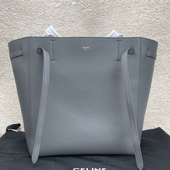 Celine Cabas Piccola Fantasma Grigio Scuro C189023