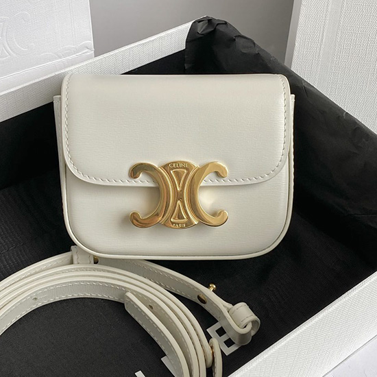 Celine Mini Triomphe Biancoc35021