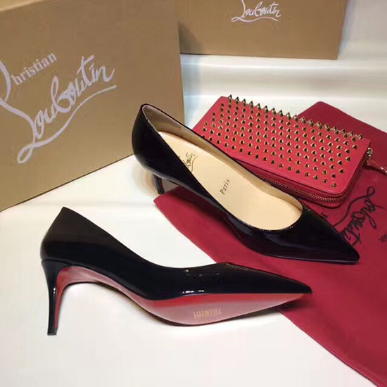 Christian Louboutin Décolleté Con Tacco Medio Nero Cl005