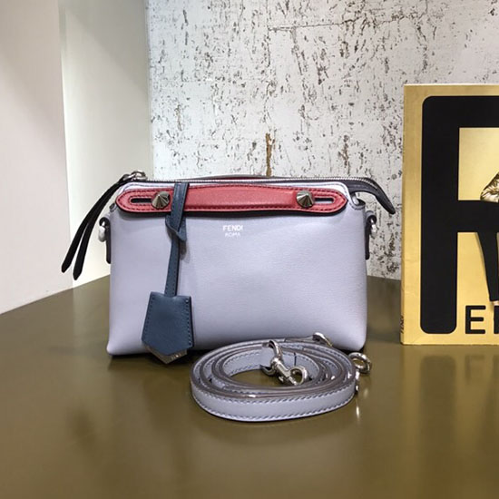 Fendi By The Way Mini Borsa Boston Skyblue F81492