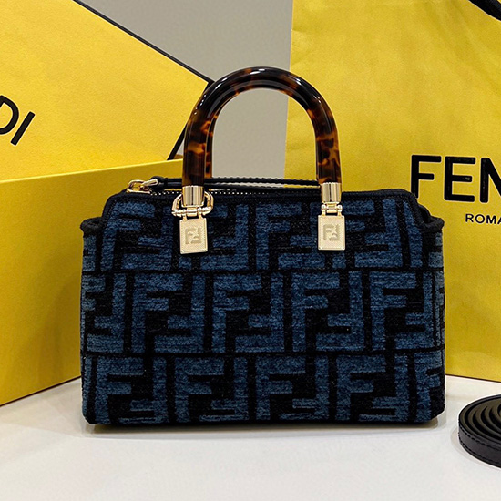 Fendi Tra Laltro Mini Borsa Blu F8570