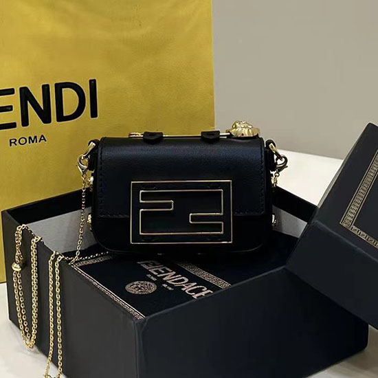 Fendi Versace Fendace Nano Baguette Nero F8567