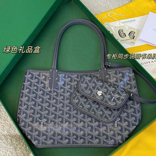 Goyard Mini Borsa Tote Goyardine Grigia G6003