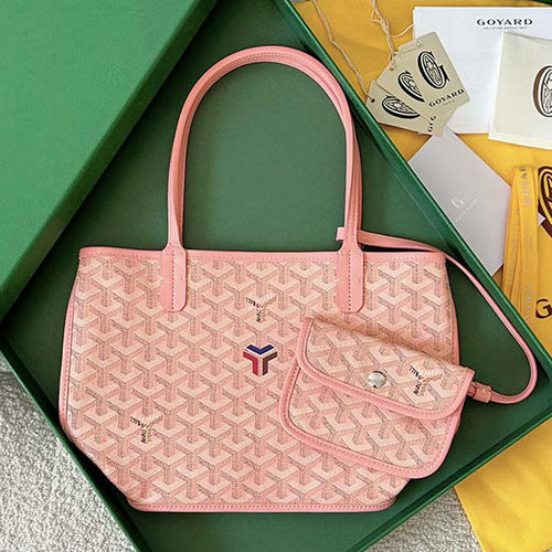 Goyard Mini Borsa Tote Goyardine Rosa G6003