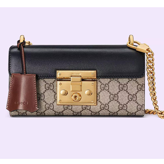 Gucci Borsa A Tracolla Mini Con Lucchetto Nera 735103