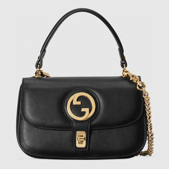 Gucci Borsa Blondie Con Manico Superiore Nera 735101