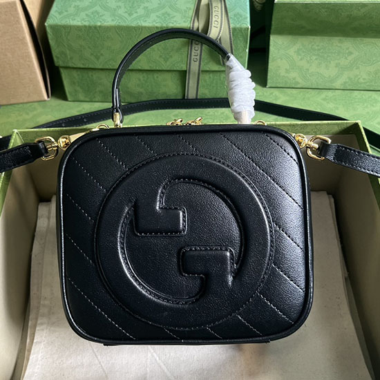 Gucci Borsa Blondie Con Manico Superiore Nera 744434