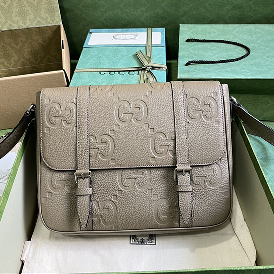 Gucci Borsa Messenger Media Jumbo Gg Verde 760234