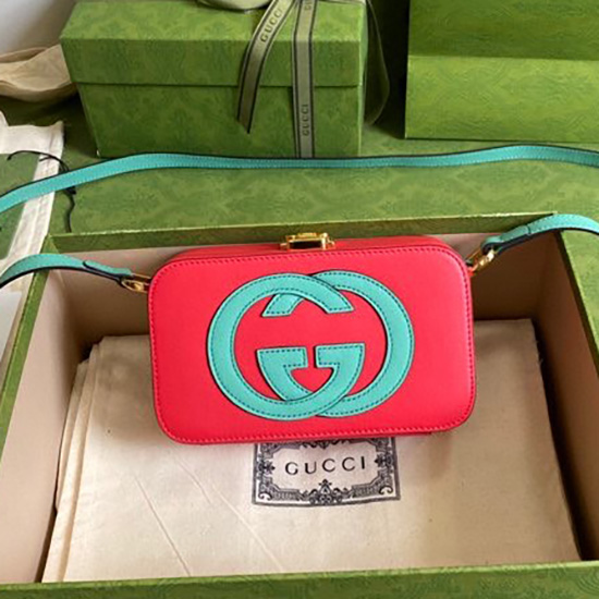 Gucci Borsa Mini G Intrecciata Rossa 658230