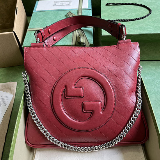 Gucci Borsa Tote Bionda Bionda Piccola Rossa 751518