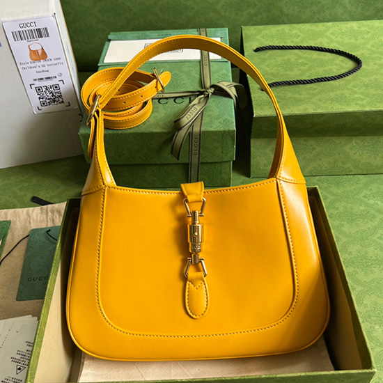 Gucci Jackie 1961 Borsa Hobo Piccola Gialla 636709