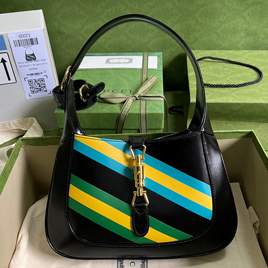 Gucci Jackie 1961 Borsa Hobo Piccola Nera 636709