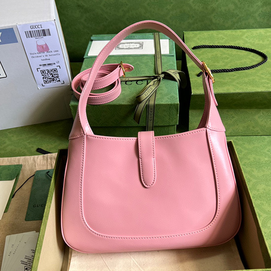 Gucci Jackie 1961 Borsa Hobo Piccola Rosa 636709