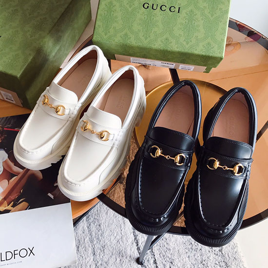 Gucci Mocassino Con Tacco Medio Gs03261